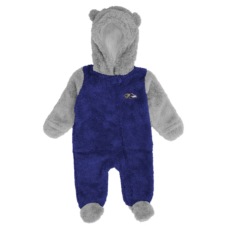 Newborn & Infant Game Nap Teddy Fleece Bunting