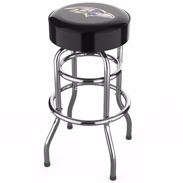 Baltimore Ravens Imperial Team Chrome Bar Stool
