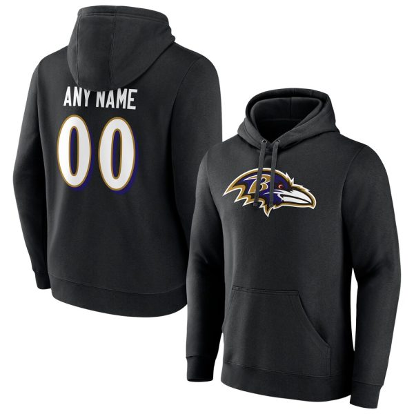 Team Authentic Personalized Name & Number Pullover Hoodie