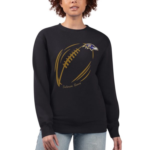 Women's Football Logo Fleece Pullover